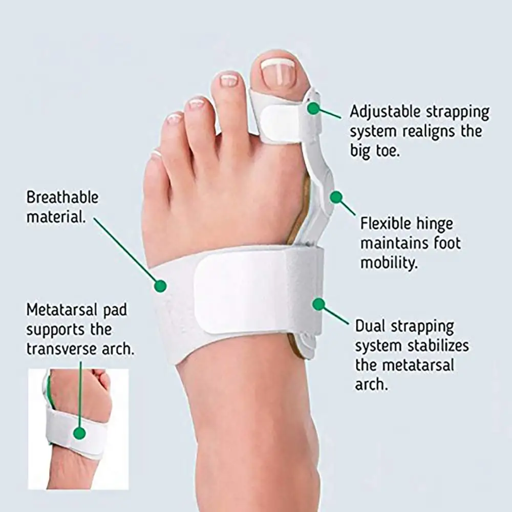 مصحح الورم العظمي قابل للتعديل المطرقة تو مستقيم المطرقة تو مصحح تنفس الورم جبيرة أدوات العناية بالقدم #5