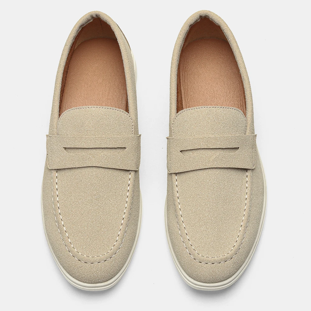 남성 모카신 편안하고 통기성 좋은 여름 패션 남성 가죽 - Suede Loafers Men 리뷰 및 가격