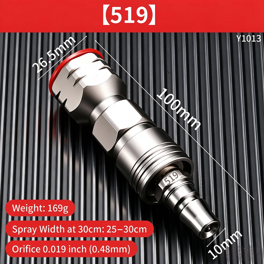 Edelstahl-Schnellverbindungs-Sprühdüse Hochdruck-Zerstäubungsdüse für Airless-Farbspritzgeräte Universelles Ersatzzubehör – Detail 10