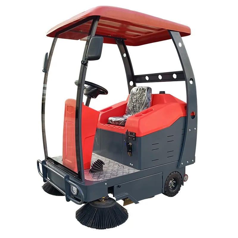 Community sweeper, electric semi-enclosed sweeper, underground garage cleaning machine