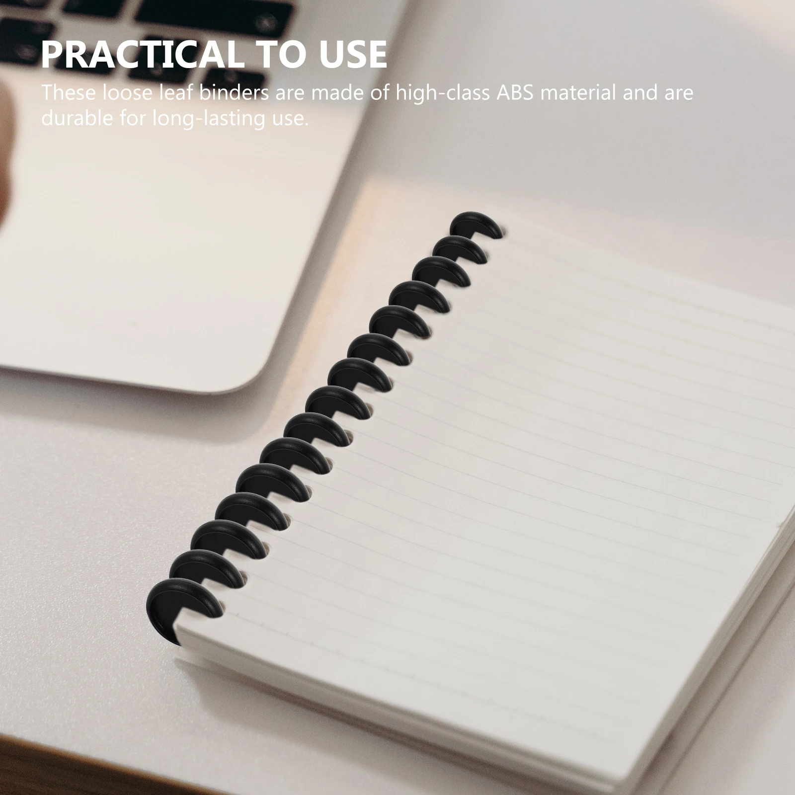 44 Stück Kunststoff Discbound Expansion Discs Bindungsschnallen Kunststoff Discbound Expansion Ringe Notebooks ABS Büro Schule