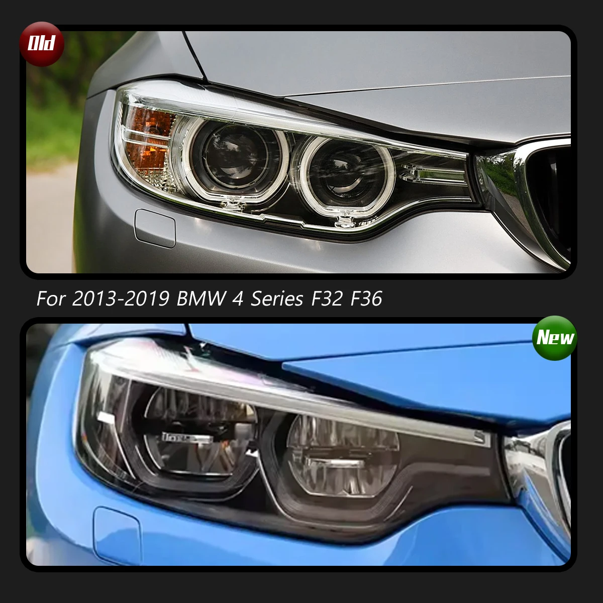 Car Headlights For BMW 4 Series M4 F32 Headlights F80 2013-2019 Upgraded LED Headlamps Dynamic Turn Signal Lamp DRL Car Assembly