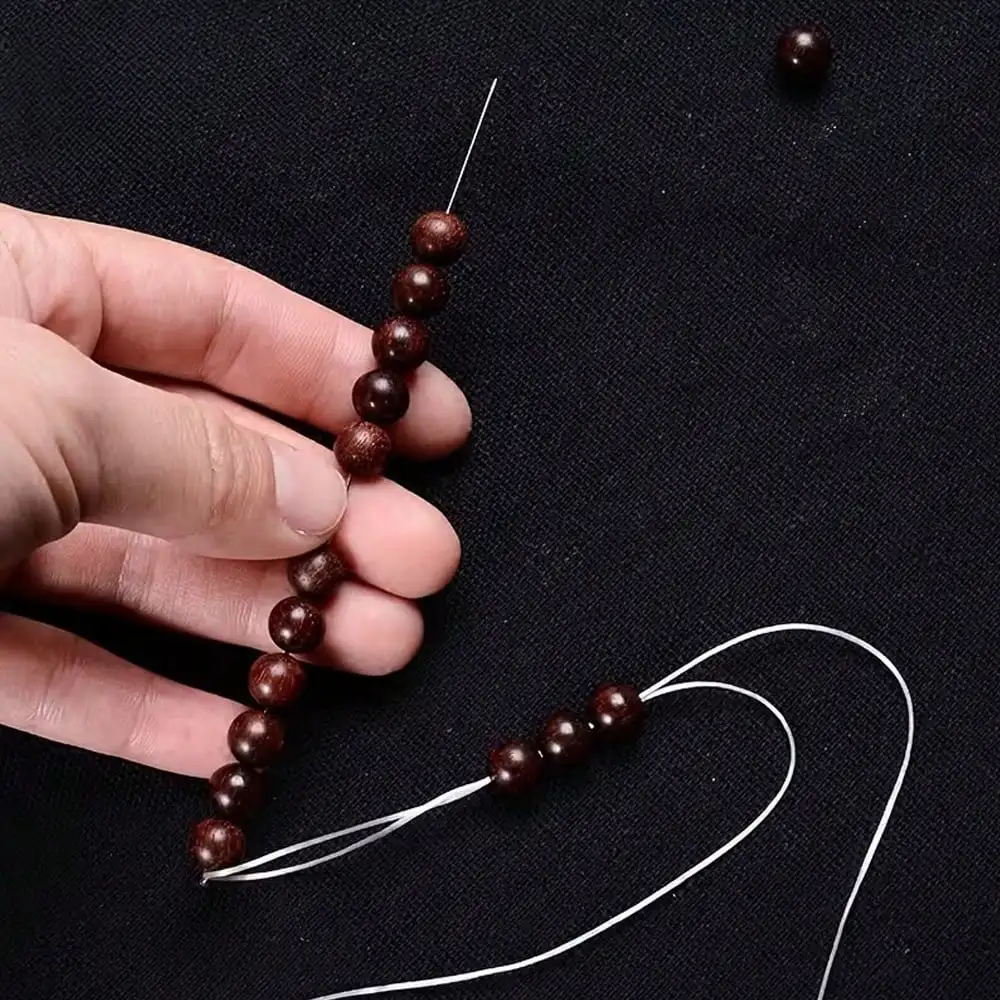 10-teiliges Set ultrafeiner Perlennadeln, Metallnähnadeln für die Schmuckherstellung, DIY-Bastelwerkzeuge zum Einfädeln von Perlen (mit Röhrchen) – Detail 10