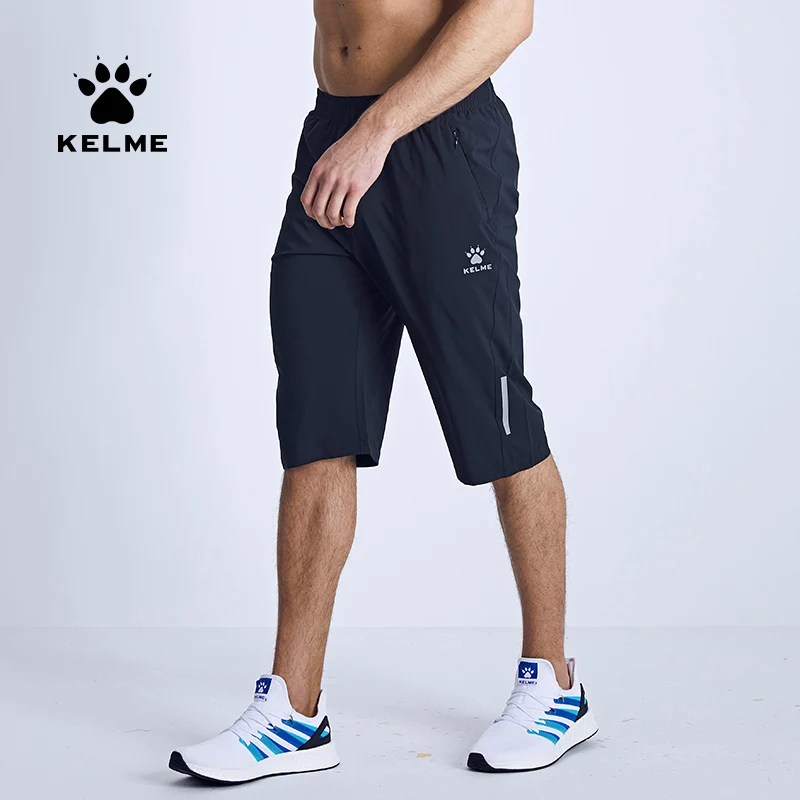 Pantaloni da allenamento da uomo KELME pantaloncini sportivi pantaloni corti pantaloni sportivi da corsa estivi traspiranti Fitness pantaloni