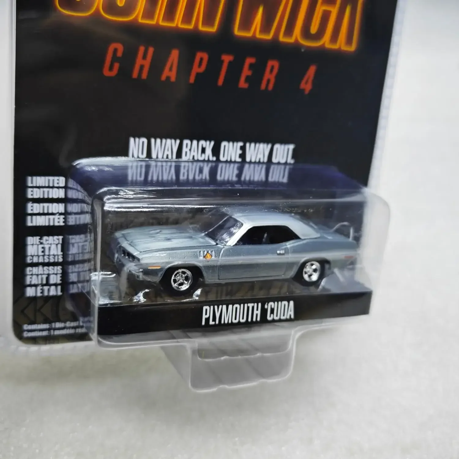 

Greenlight 1:64 John Wick-1971 Plymouth Cuda статический сплав модель автомобиля коллекция орнамент игрушка