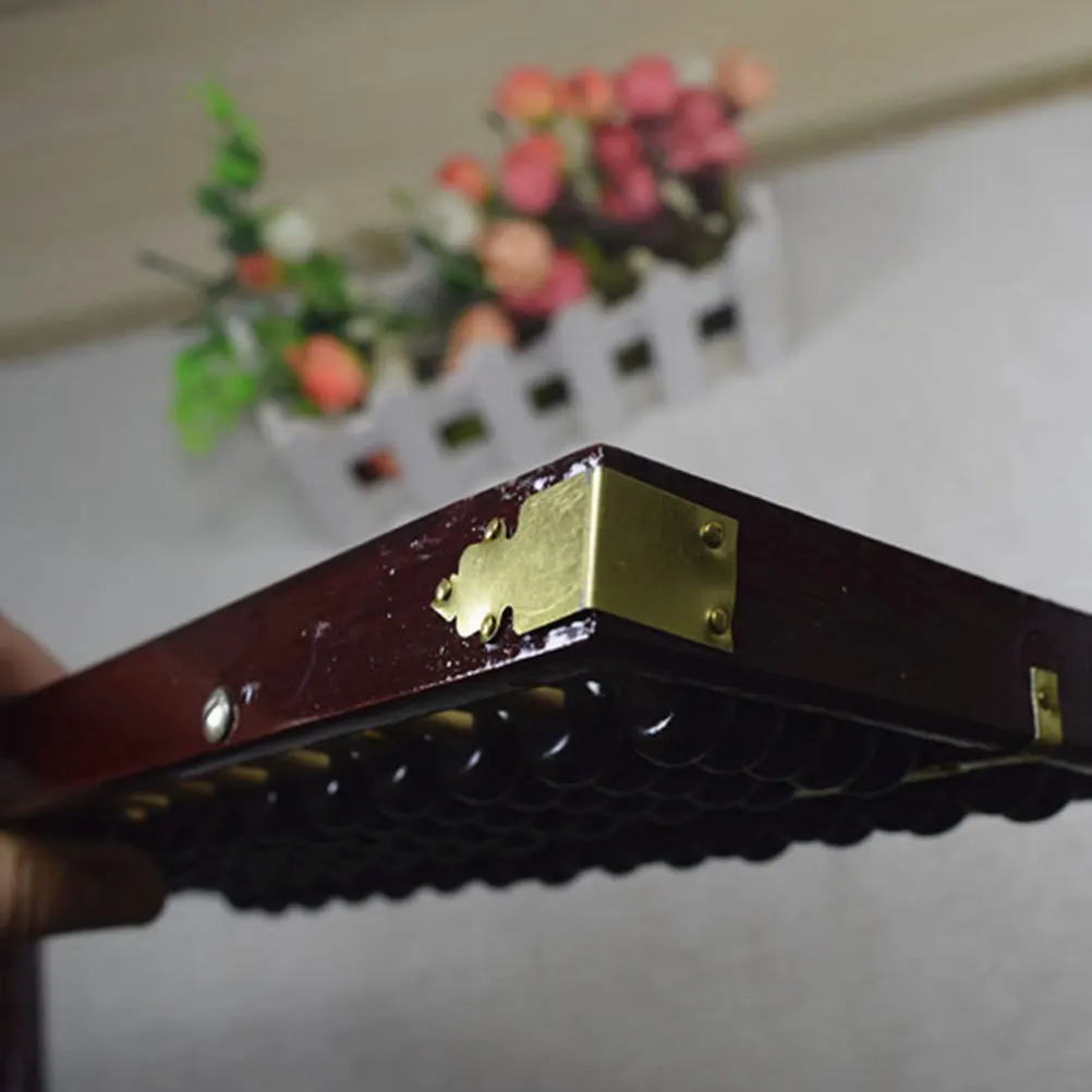 13 عمود خشبي المعداد أداة حسابية عتيقة للأطفال الطلاب تعلم الرياضيات المعداد التعليمي للبالغين اللوازم المدرسية #2