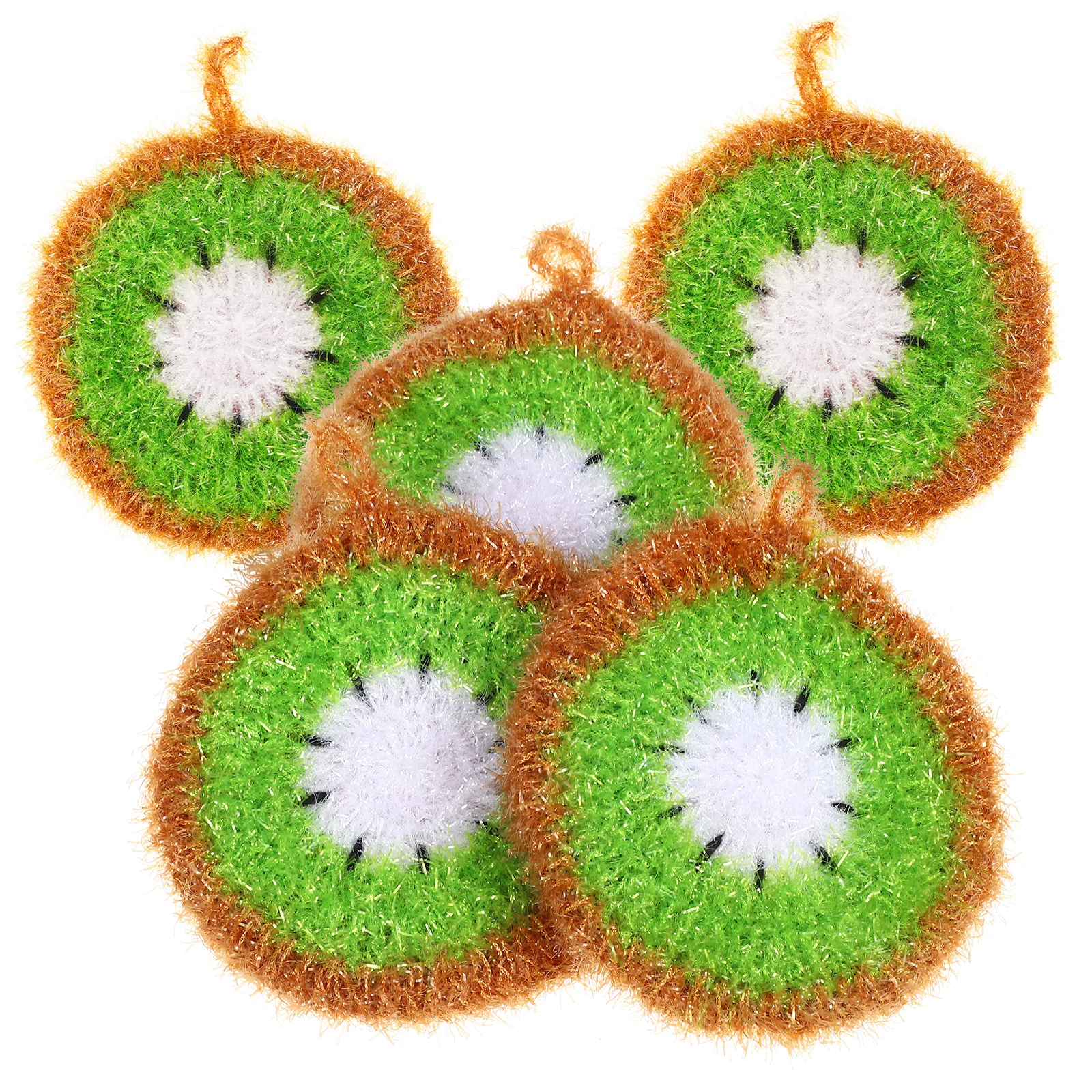 

5Pcs Cartoon Dishwashing Cloth Set Super Absorbent Multipurpose Kitchen Towels for Cleaning Home Restaurant