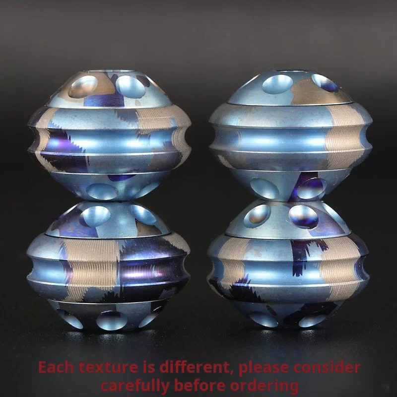 

1PC Titanium Flying Saucer Knife Beads EDC Pocket Tool DIY Paracord Beads Folding Knife Hanging Beads Bracelet Beads