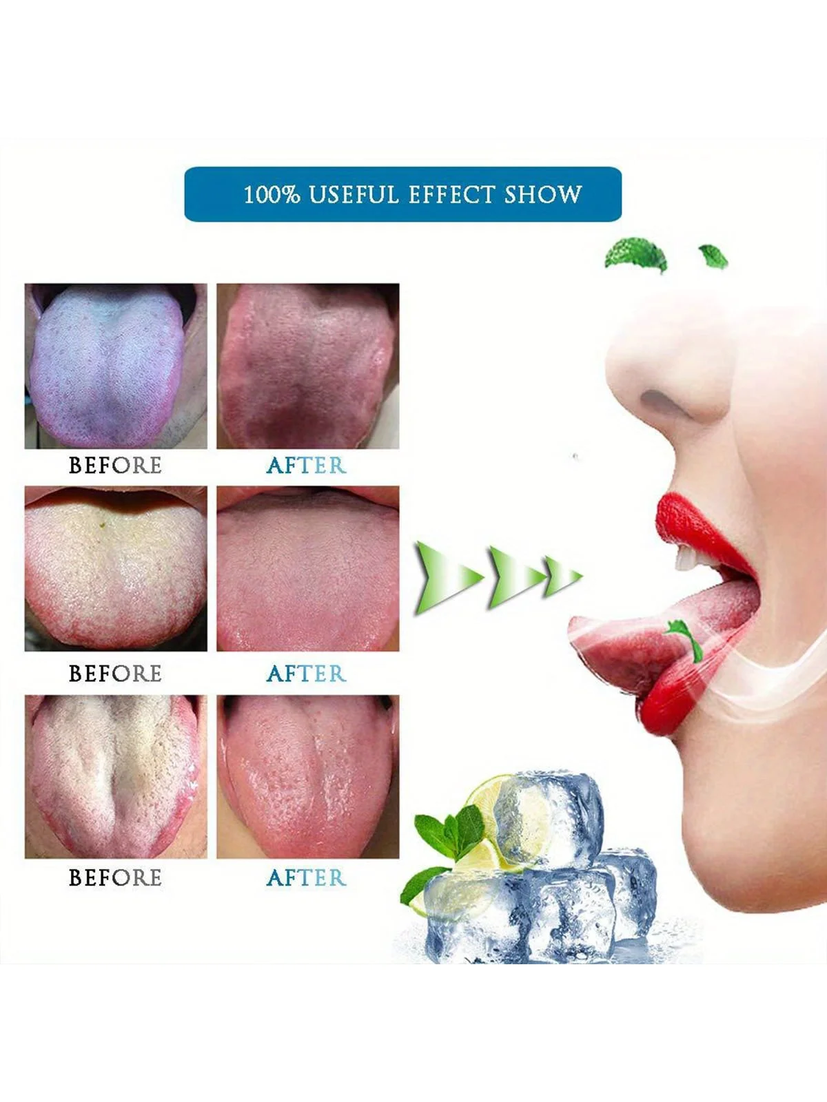 Raspador de língua adulto portátil, 2 peças para cuidados, ajuda a remover revestimento branco e evitar mau hálito, limpar resíduos de alimentos, desfrutar fresco