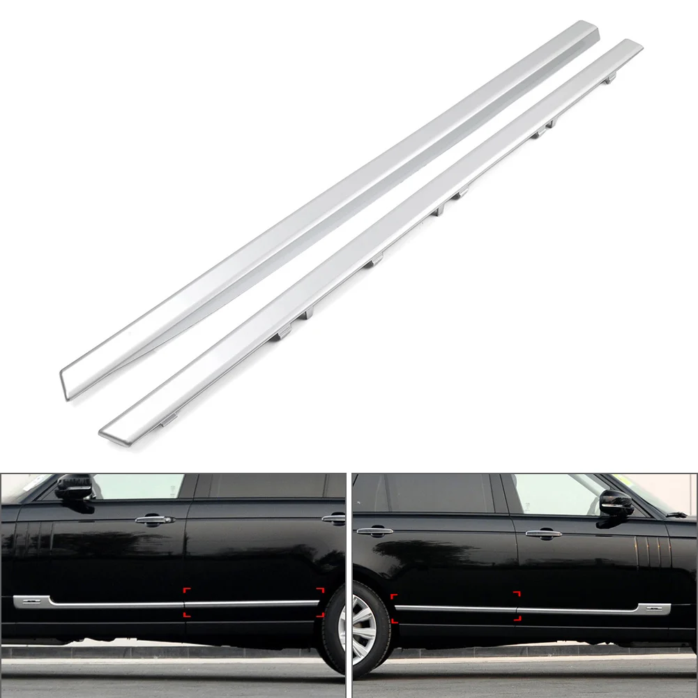 

Car Rear Exterior Door Side Cladding Molding Trim Strip LR049243 LR049242 For Land Rover Range Rover 2013-2022 Silver