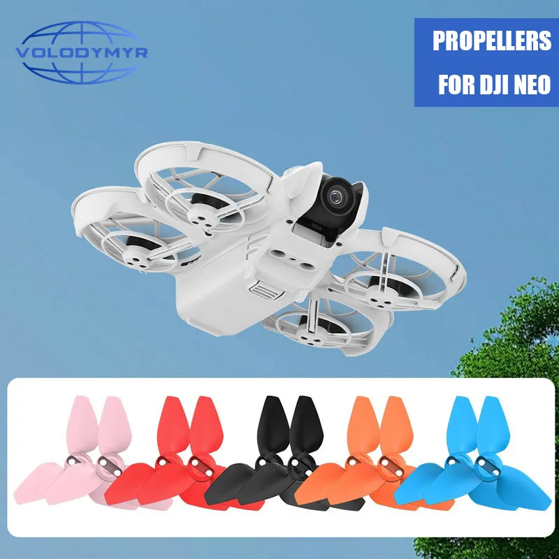 

VOLODYMYR NEO Propeller for DJI NEO Drone Fans Wing Blade Replacement LightWeight Propellers with Screwdrivers Spare Parts