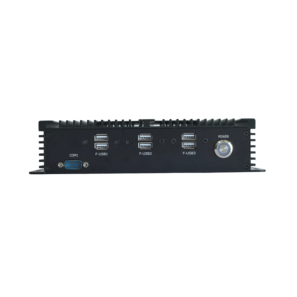 

IPC6002-M100F Mini Industrial PC N95 Quad Core Single DDR4 Max 16G M.2 SATA Dual Drive 12V Power Mini Pc Portable