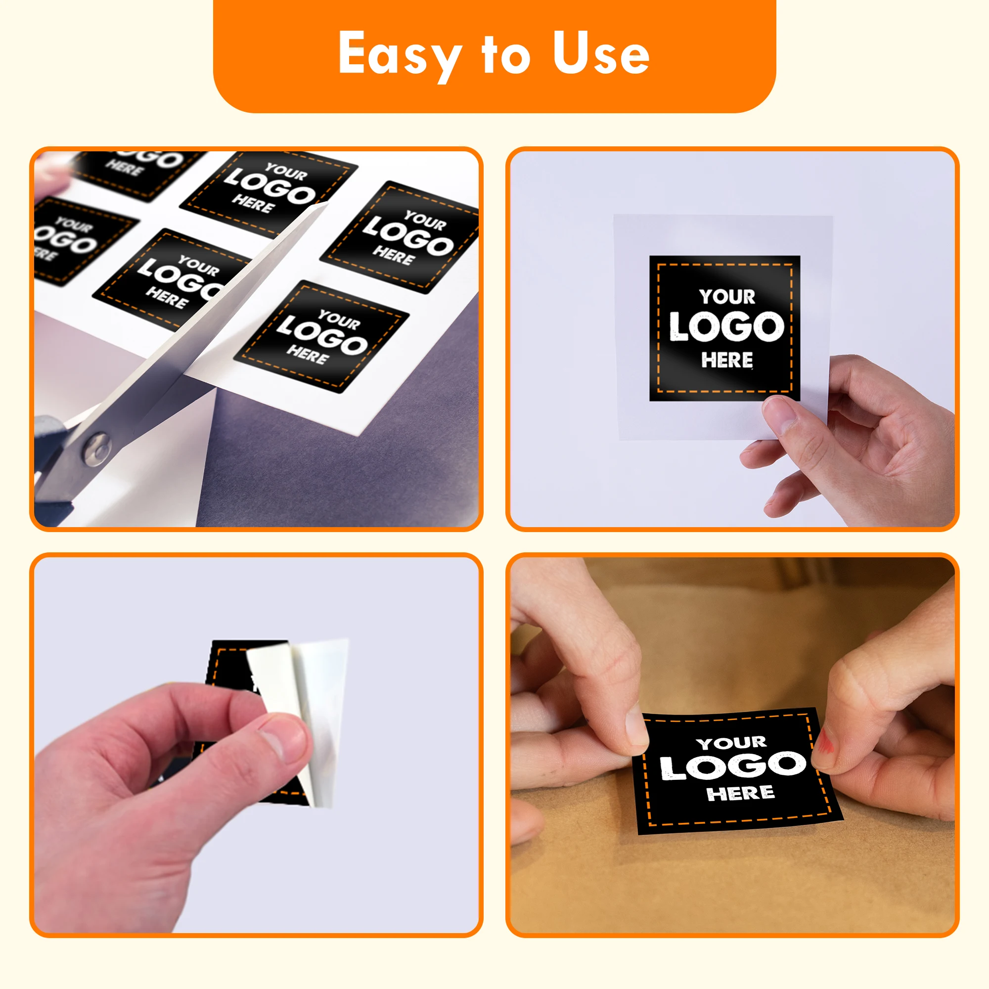 ملصقات مخصصة PVC مقاوم للماء يموت قطع الفينيل شعار تسميات مربع ملصق شخصي لأجهزة الكمبيوتر المحمول عيد ميلاد حفل زفاف الأعمال #6