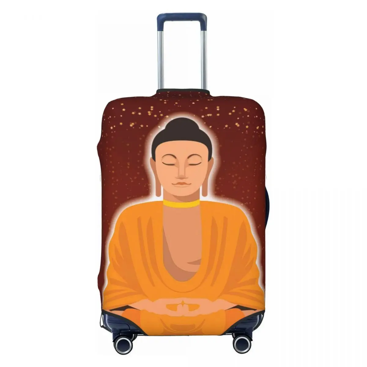 

Buddha Lotus Position Print Luggage Protective Dust Covers Elastic Waterproof 18-32inch Suitcase Cover Travel Accessories