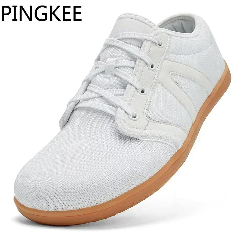 PINGKEE Zero Drop foe Box buty z palcami oryginalne męskie trampki Trekking Trail Mesh Toebox dla mężczyzn kobiet