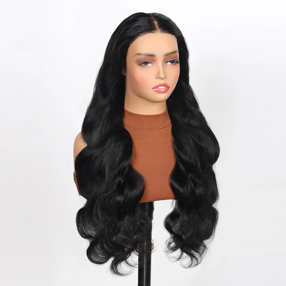 

32 inch Pre Cut 7x6 Lace Closure Wigs Body Wave 200% Density Wear and Go Glueless Wigs Human Hair Pre Plucked Human Hair Wigs