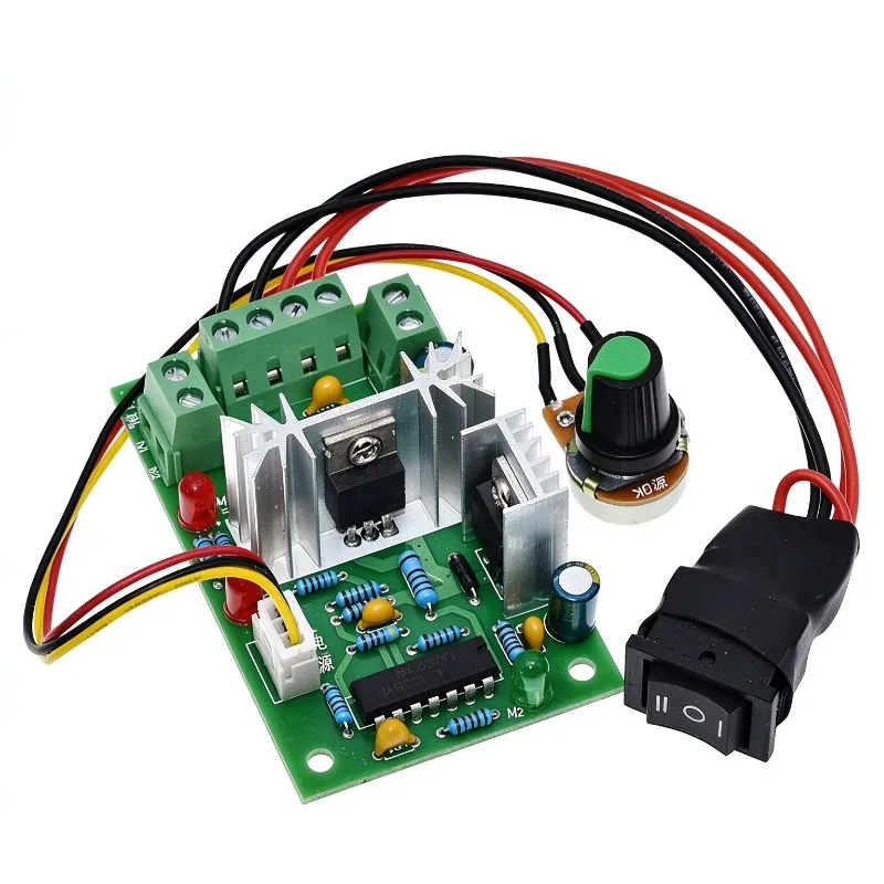 for DIY DC motor governor 10V12V24V36V forward and reverse switch PWM DC * 150W