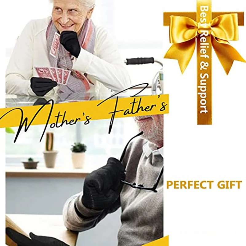 【BUYERS】Arthritis Compression Gloves Women Men Relieve Hand Pain Gloves for Typing Support for Joints Daily Support S