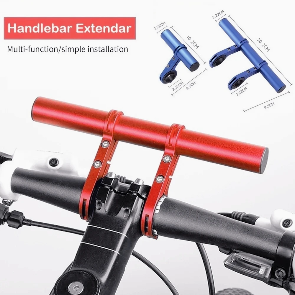ZC-10cm/20cm/30cm Motorcyble Handlebar Extended Bracket Headlight Mount Bar Stand Bike Bicycle Parts Mobile Phone Holder Support