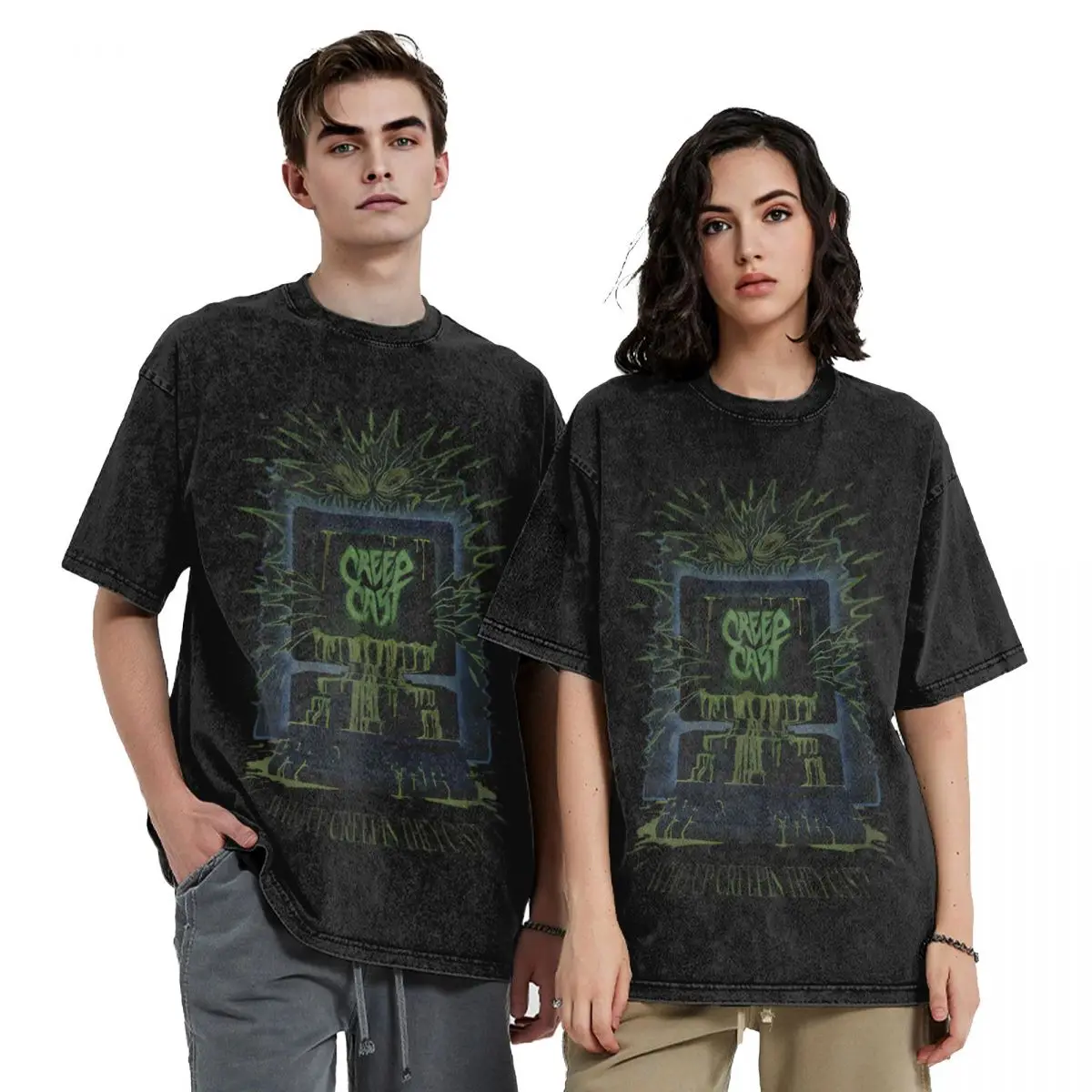 

creepcast merch T-Shirt Personalized t-shirt customizeds for a boy croswit shirt man Men's cotton t-shirt
