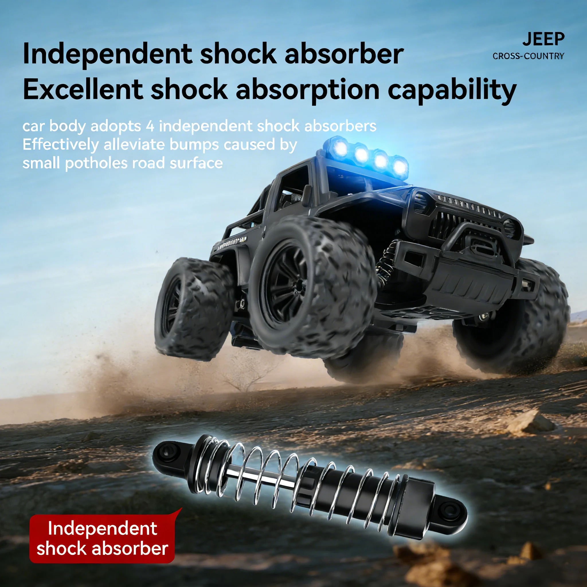 New Alloy JEEP Racing 1:16 Sca - đánh giá và giá Kids Outdoor Jeep