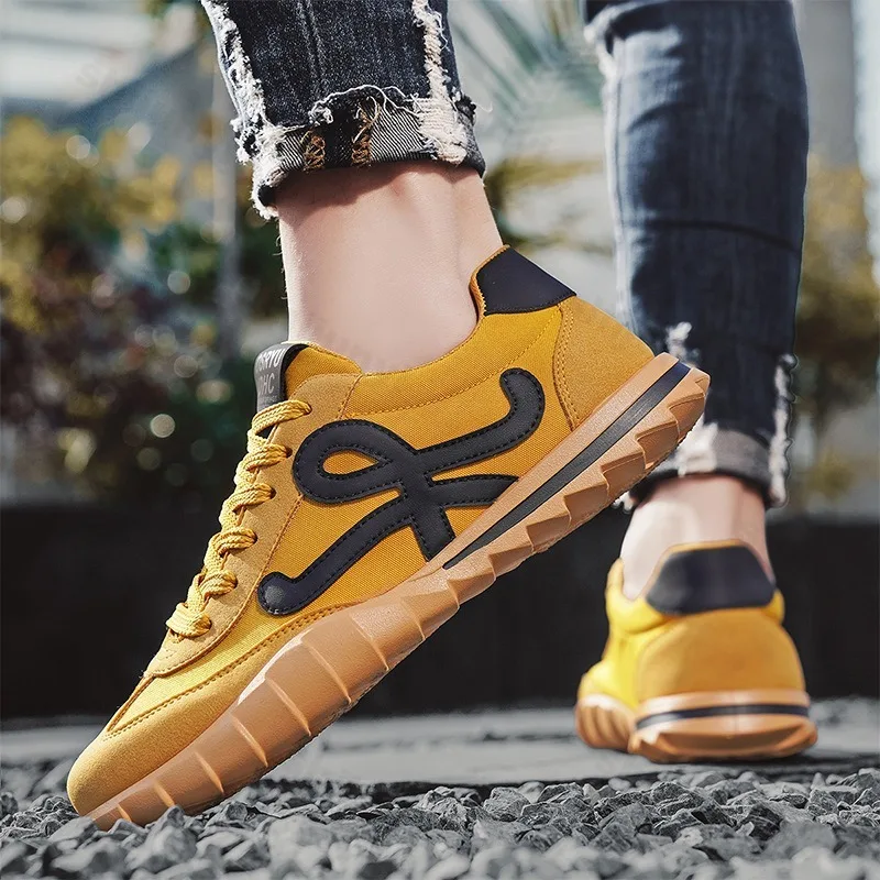 

Мужская модная трендовая дышащая повседневная обувь с низким берцем и сеткой, осень 2024, нишевые удобные универсальные нескользящие кроссовки в стиле ретро