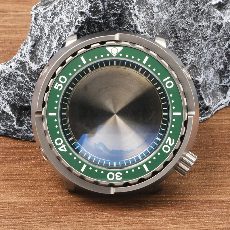 

HEIMDALLR Watch Case Titanium Case Tuna Suitable for NH35A/NH36A Automatic Movement Dive Watch case Sapphire Glass