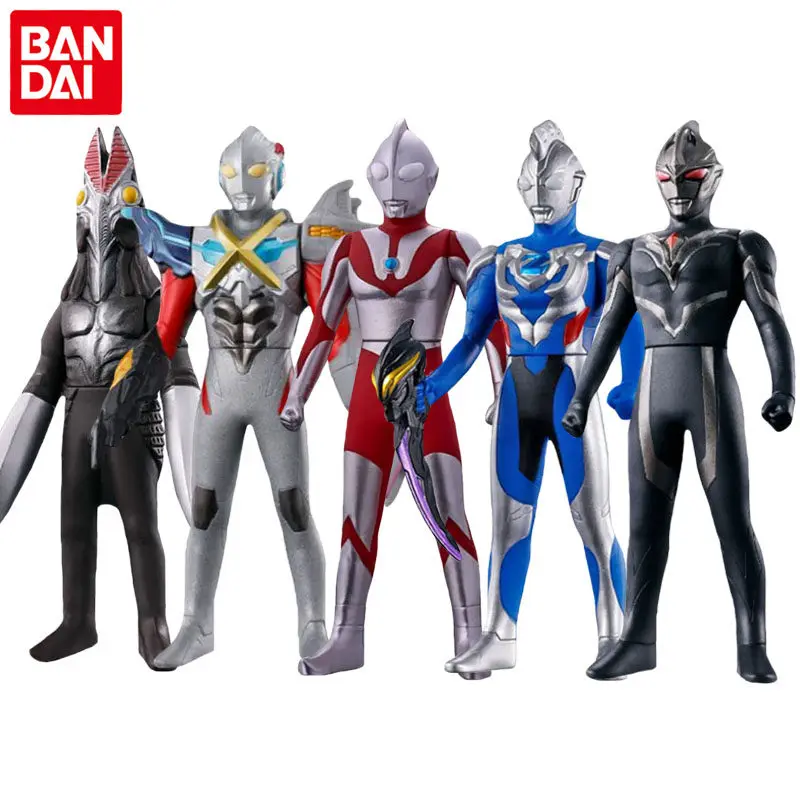 

Bandai Ultraman Soft Vinyl Figure Ultraman Orb Tiga Sky Type Tiga Vermilion Bird Taiga Mega Battle Character Model