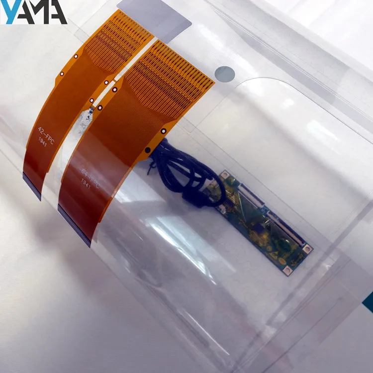 Película de lámina táctil transparente interactiva circular de 100cm de diámetro con tecnología TFL