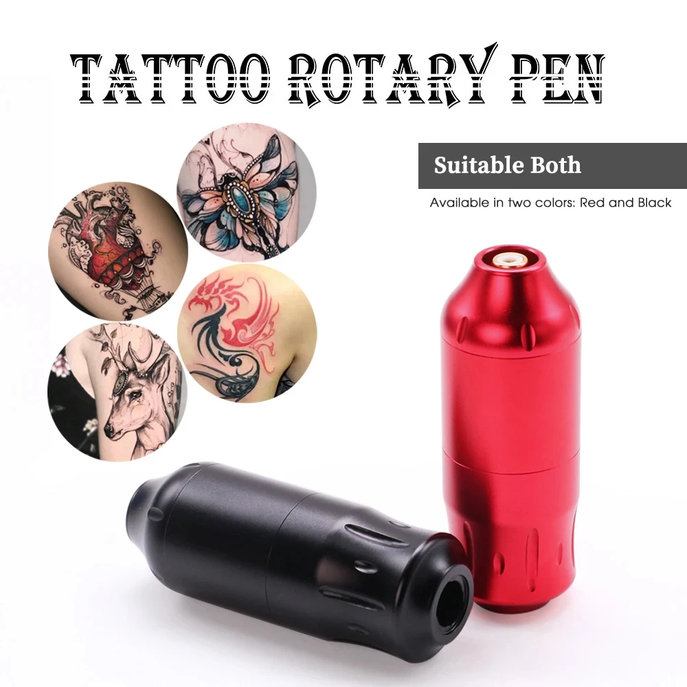 1pc  Professional Tattoo Machine RCA Interface Mini Rotary Tattoo Pen Powerful Tattoo Gun Short Permant Makeup Machine