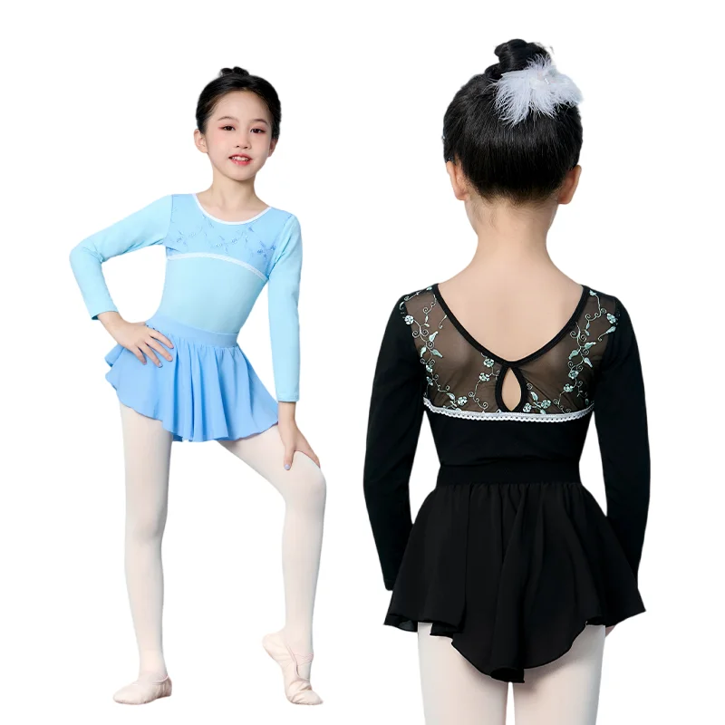 Girl Flowy Athletic Shorts for Dancing Yoga Gymnastics Ballet High Low Tutu Skirt Pant Tumbling Bottoms Wide Leg Teens Culottes