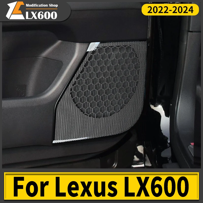 2021-2024 For Lexus 600 LX600 LX500d Interior Modification Accessories Car Door Audio Speaker Cover Decoration 2022 2023