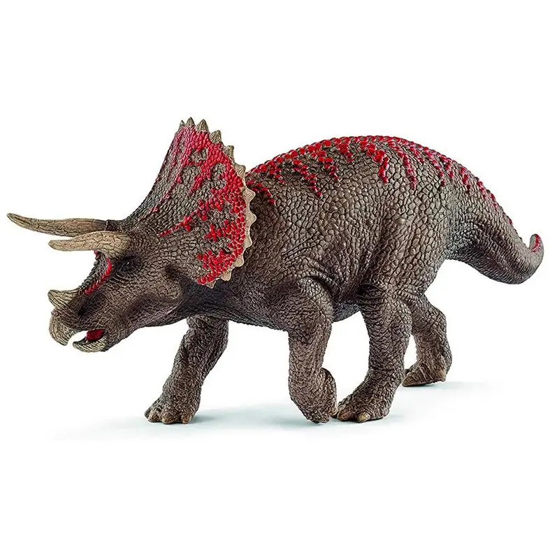 Simulation Triceratops Dinosaur Animal Model Figures Home Decor Decoration Accessories Figurine Kids Gift Toys