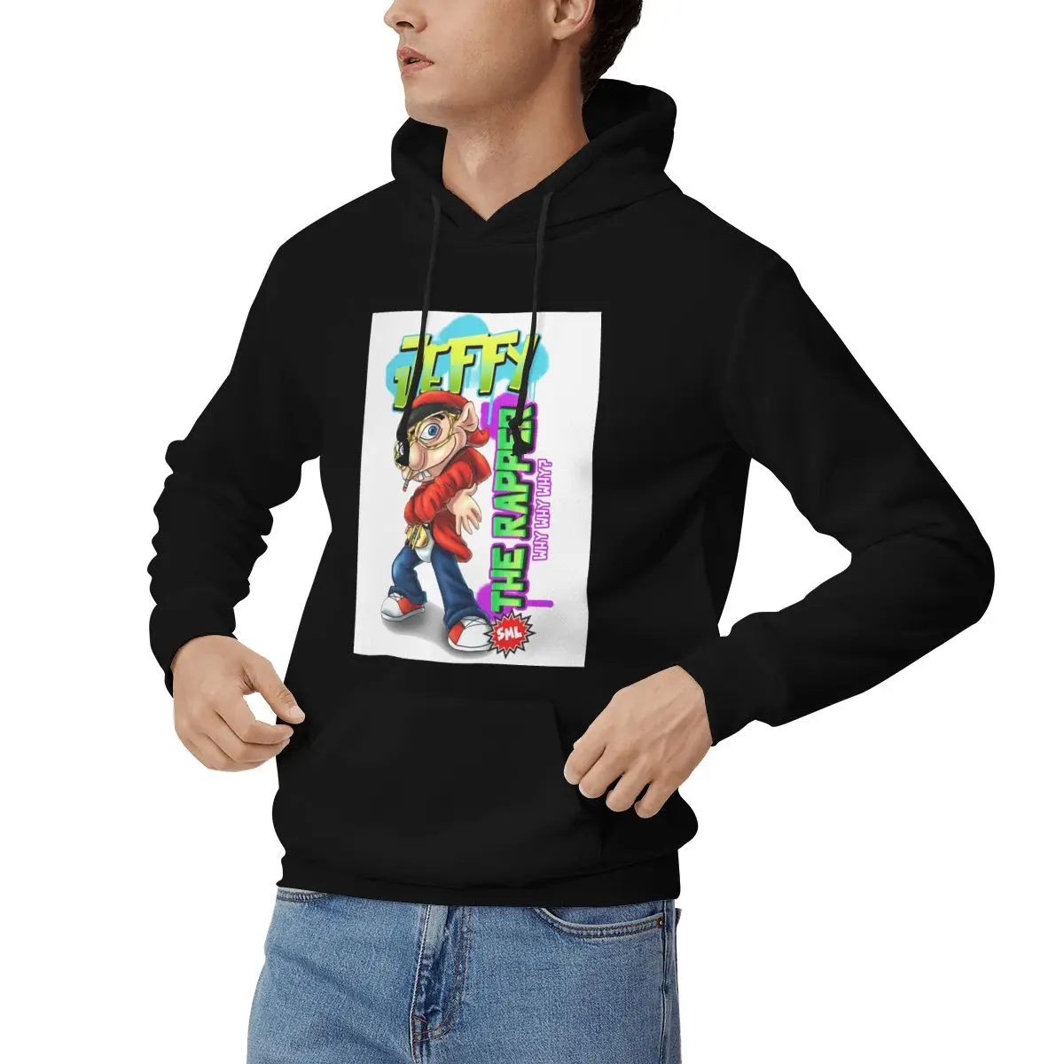 Jeffy The Rapper SML Character Hoodies Men's Women Casual Pullover Sweatshirt Hip Hop Long Sleeve Clothing Autumn Winter