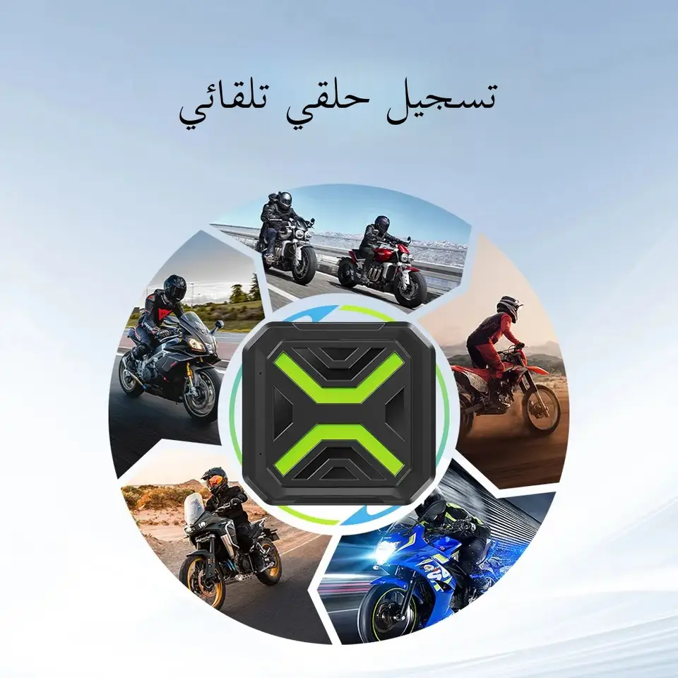 JIUYIN كاميرا دراجة نارية مزدوجة DVR 1080P/2K مسجل كاميرا أكشن أمامية وخلفية مقاومة للماء واي فاي رؤية ليلية كاميرا دراجة نارية داشكام - 6