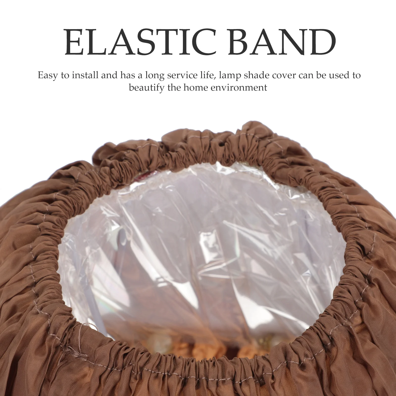 Lamp Shade Cover Washable Fabric Topper For Table Floor Lamp, Softens Light, Durable Modern Design, Easy Install