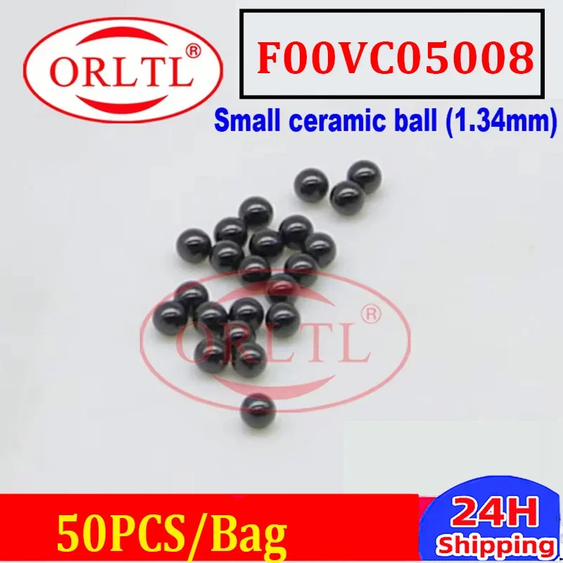 50PCS F00VC05008 common rail injector ceramic grinding ball F 00V C05 008 and Repair Ceramic Ball F00V C05 008 diameter=1.34mm