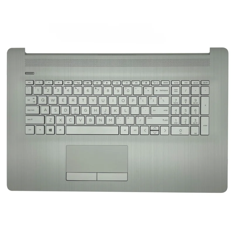 

New For HP 17-BY 17-CA Palmrest Backlit Keyboard Touchpad L92787-001 Silver