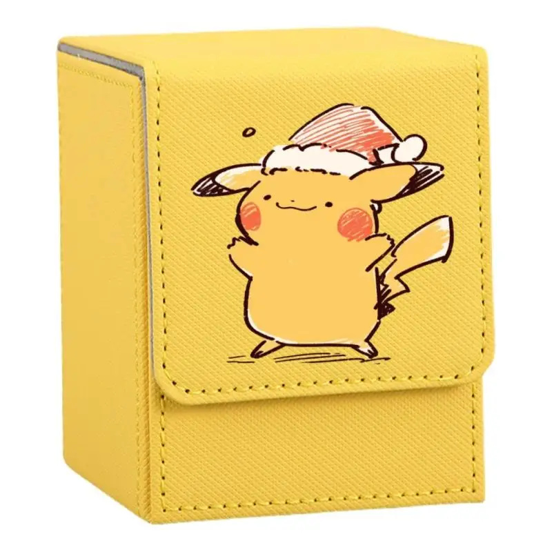 Anime Pokemon Cassa di Carta Gengar Squirtle Snorlax Charizard Eevee Natale Fai Da Te In Pelle Action Toy Figure Gioco Collezione Box