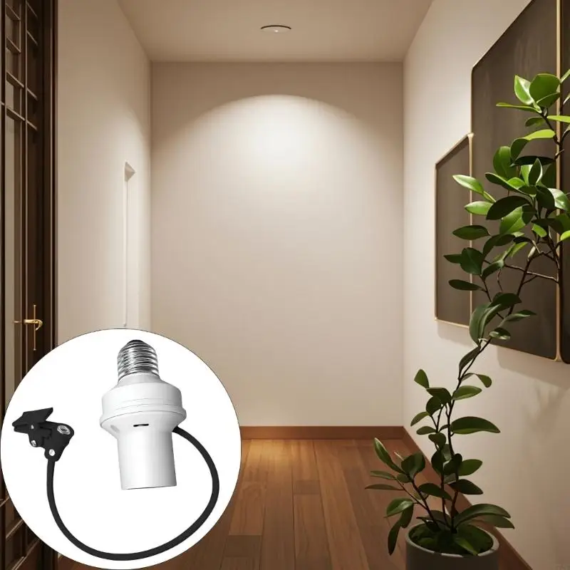 Light Control E27 Socket for Dimmable Feature Adjustable AC 220V 240V for Various Bulbs 40W Light Bulb Holder 77JC