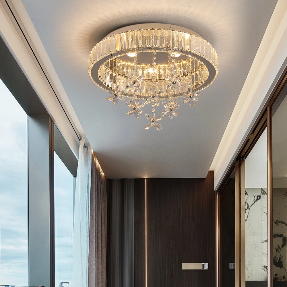 VETRULUS Kristall-LED-Deckenleuchte, moderner Kronleuchter, Pendelleuchte, luxuriöse Wohnraumdekoration, Esszimmerdekoration, Leuchten, Lüster – Detail 4