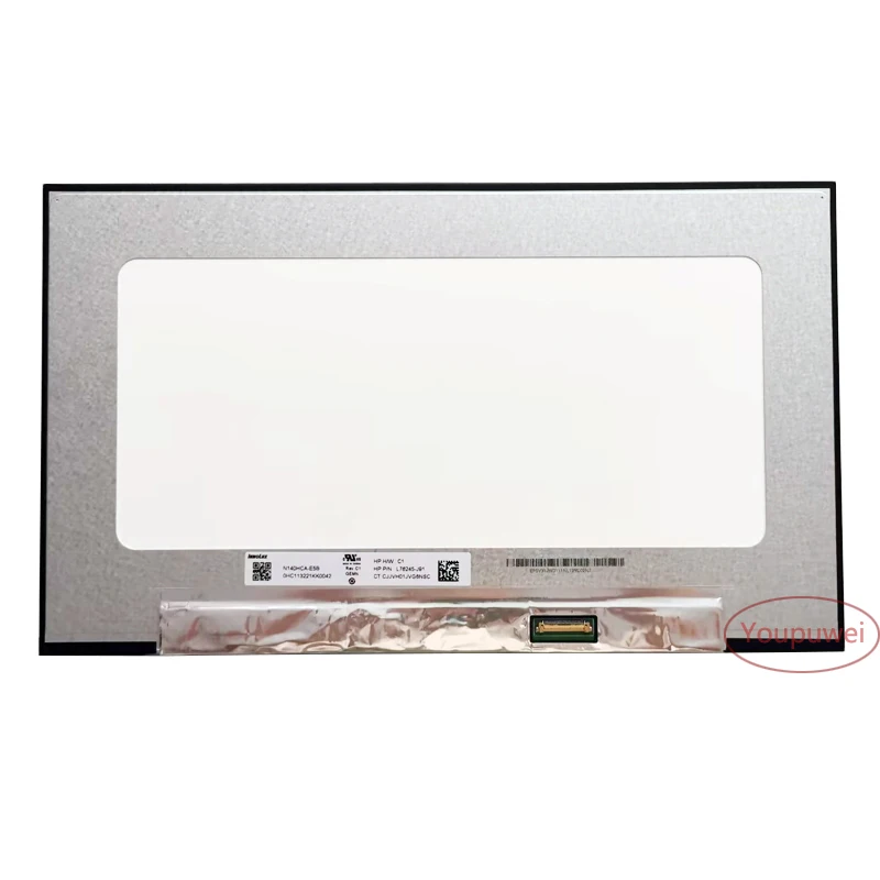 Laptop LCD Screen NV140FHM-N4N/N4T/N6L/N4F/N4U N140HCE-G51/ET2 N140HCA-E5C/E5B replacement display IPS 30-pins 14.0-inch matrix