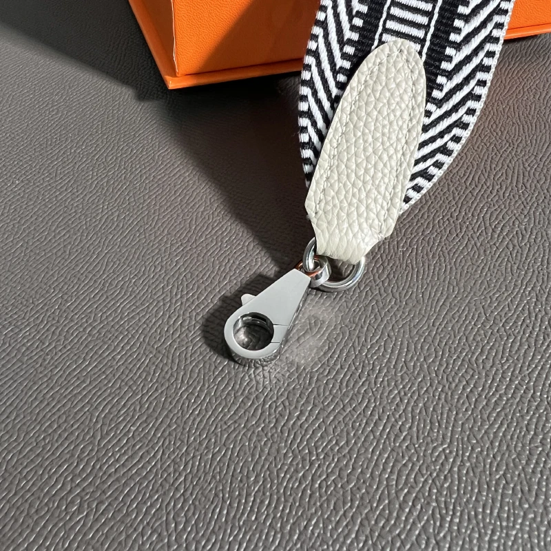 Adjustable 5cm Canvas Shoulder Strap Widened Woven Leather Hand-Sewn Wax Line Herbag Evelyn Replacement