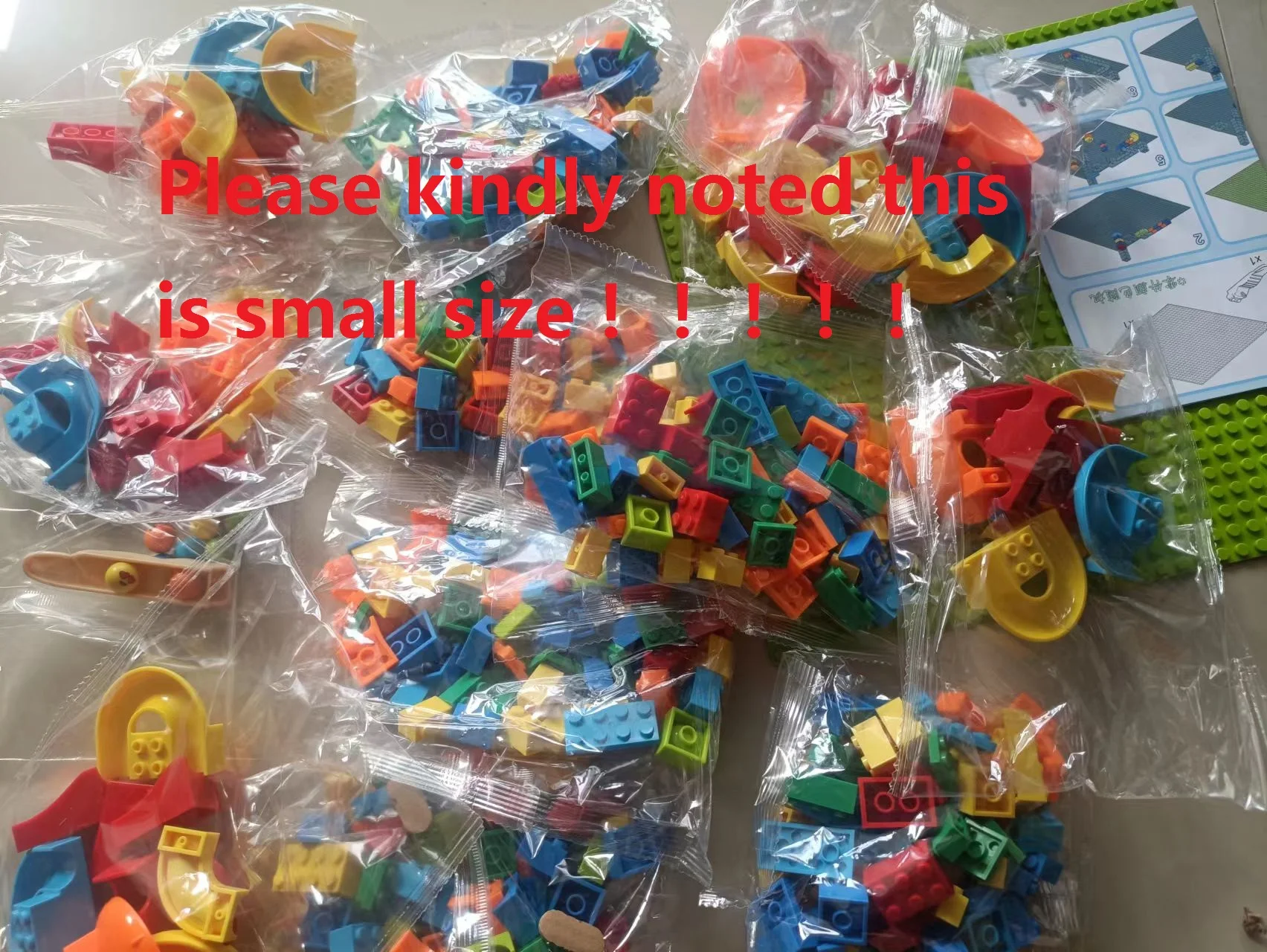 514Pcs Small Size DIY Building Blocks Marble Race Run Block Maze Ball Funnel Slide Blocks Bulk Assemble Toys Kids Gifts