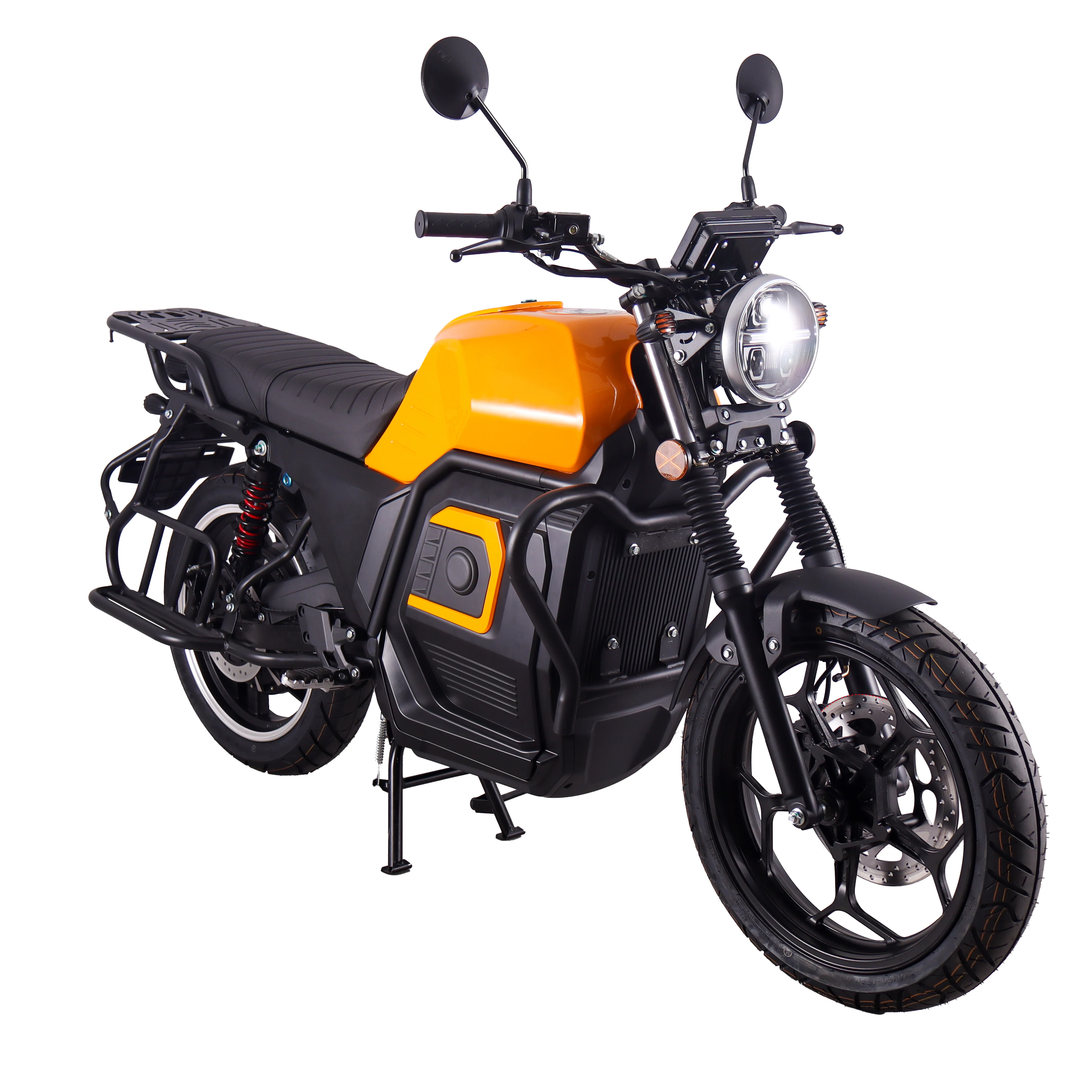 Factory Direct Sale Electric Racing Motorcycle with 80km/h High Speed 72v Battery Pack 80km Range Electric Motor Bikes