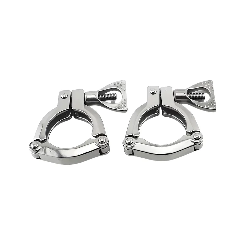 

Трехсекционный санитарный тройной зажим 2 дюйма/2,5 дюйма, фланец среднего типа из нержавеющей стали 304 для домашнего пивоварения, 1 шт.