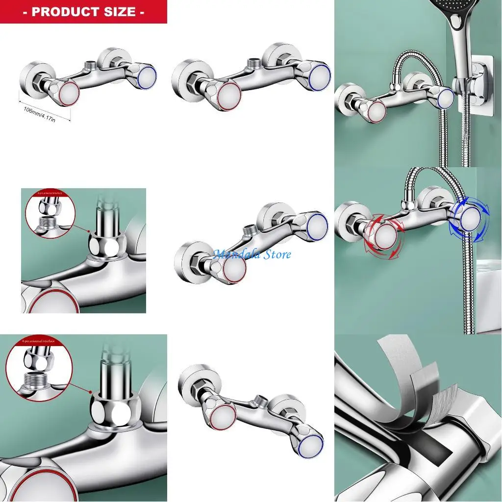 

Термостатическая стена У2ДЖК установила коррозионную устойчивость управления двойным управлением Фаузера ванной комнаты