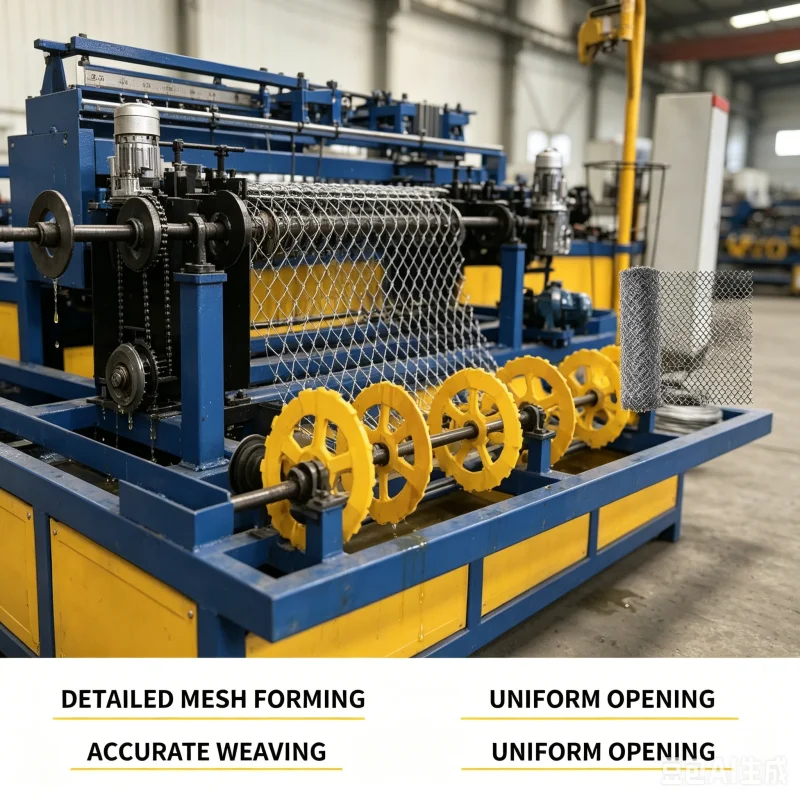 Commercial Grade Galvanized Wire Fence Maker Machine For High Output Mesh Factory Residential Boundary Screen Infrastructure
