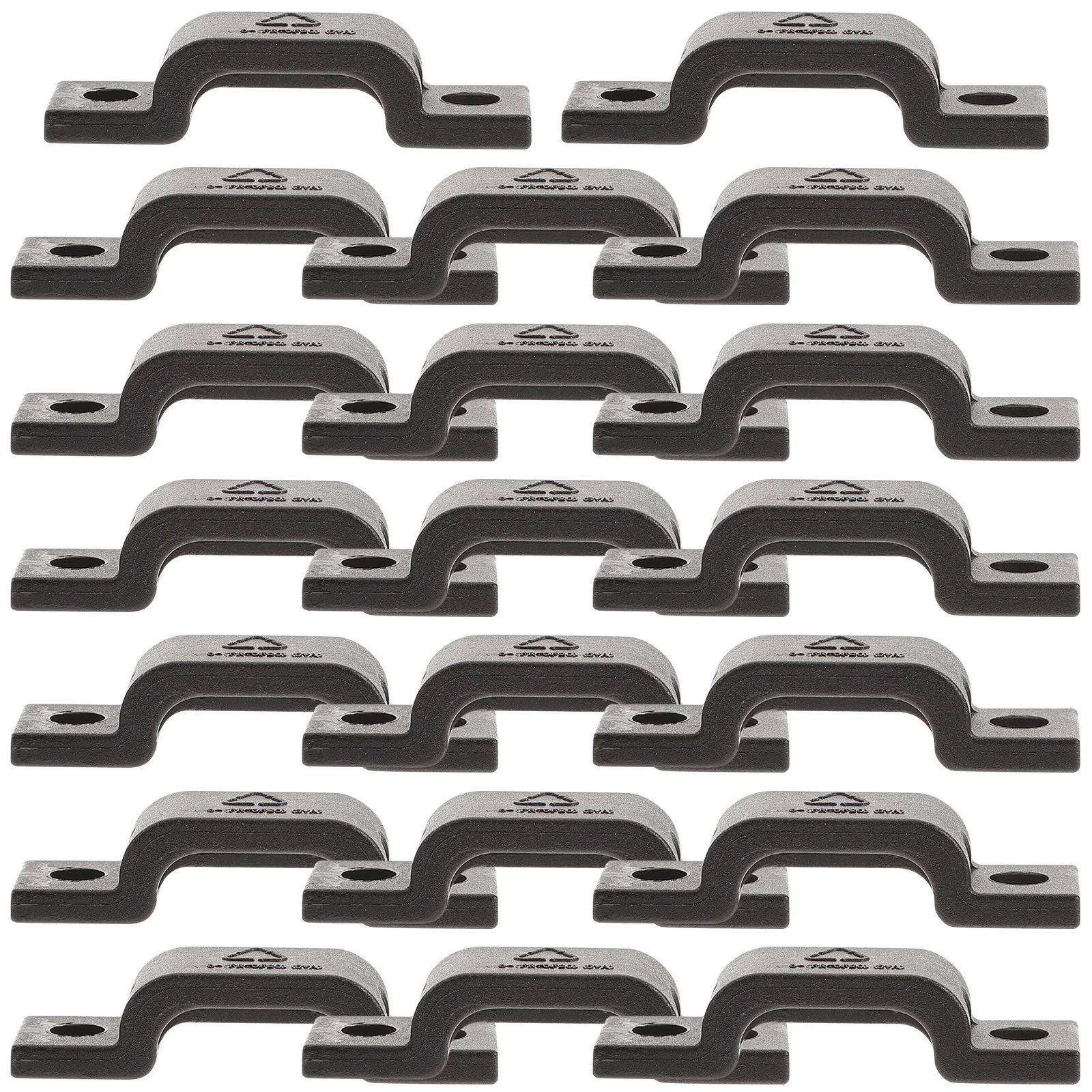 

20Pcs Cable Clamps Nylon Wire Clips Mini Size Smooth Arch Design Cable Organizer Cord Holder for USB Ethernet LED Light