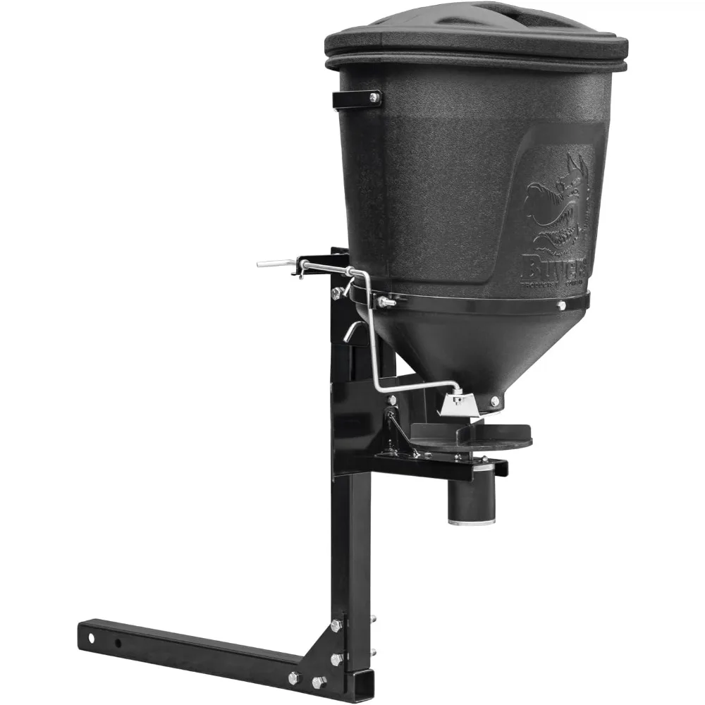 

Broadcast Spreader, Great for All-Seasons Hunting Deer Feeder, Seed, Fertilizer, Rock Salt and More, 150 lb. Capacity with Lid,